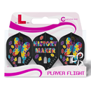 Fallon Sherrock v2 Standard L1 L-Style Signature Champagne Pro Flights - DreamDarts Dartshop