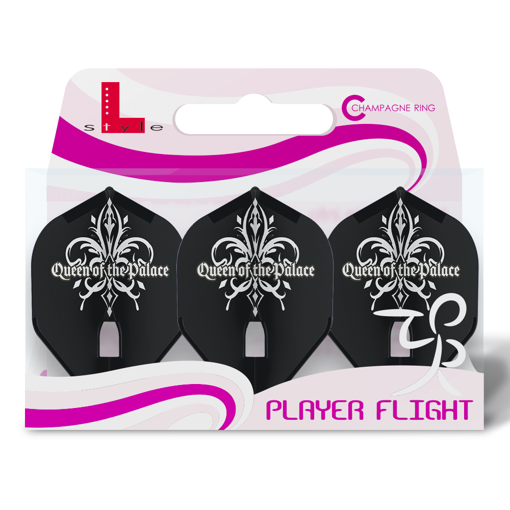 Fallon Sherrock v3 Standard L1 L-Style Signature Champagne Pro Flights - DreamDarts Dartshop