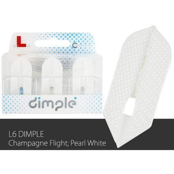 L-Style Dimple L6 Slim Champagne Flights - DreamDarts Online Dartshop