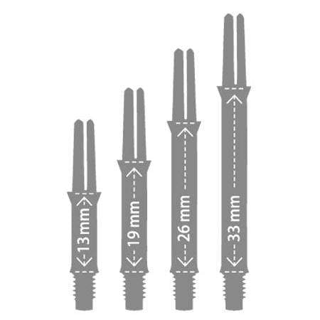 L-Shaft Locked Straight - Emerald - DreamDarts Dartshop