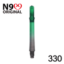 L-Shaft Locked Straight Shaft - Natural Nine - Clear Black / Green - DreamDarts Dartshop