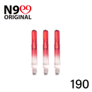L-Shaft Locked Straight Shaft - Natural Nine - clear/rot - DreamDarts Online Dartshop