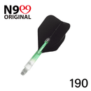 L-Shaft Locked Straight Shaft - Natural Nine - Forrest Green - DreamDarts Dartshop