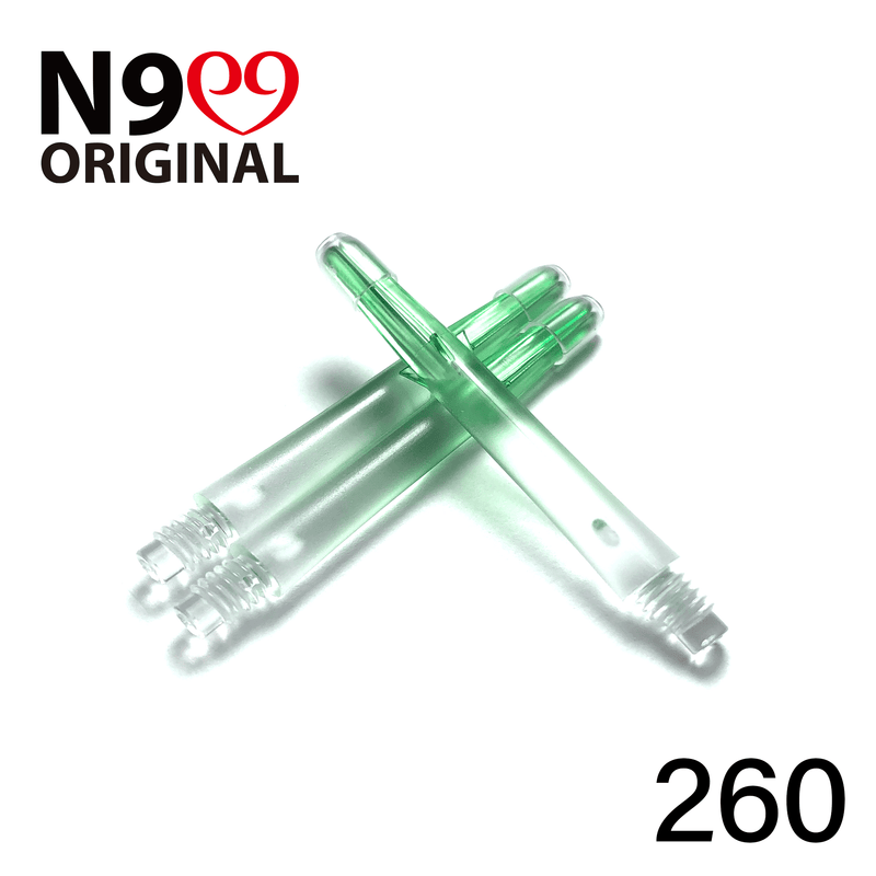 L-Shaft Locked Straight Shaft - Natural Nine - Forrest Green - DreamDarts Dartshop