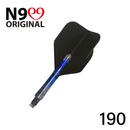 L-Shaft Locked Straight Shaft - Natural Nine - Ocean Blue - DreamDarts Online Dartshop