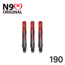 L-Shaft Locked Straight Shaft - Natural Nine - schwarz/rot - DreamDarts Online Dartshop