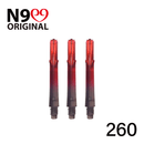 L-Shaft Locked Straight Shaft - Natural Nine - schwarz/rot - DreamDarts Dartshop