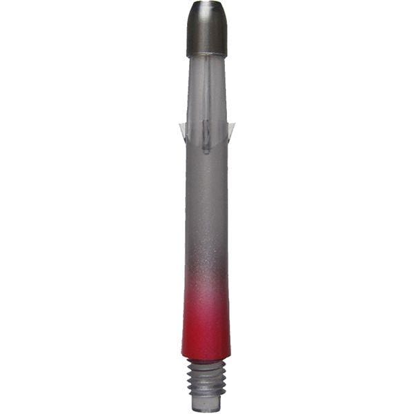 L-Style Locked Two Tone Straight Shafts Black/Red - DreamDarts Online Dartshop