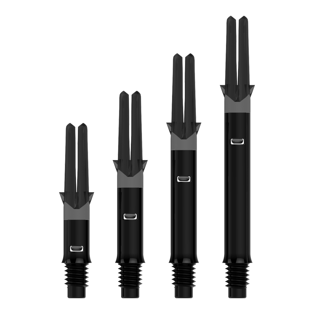 L-Style Silent Straight Spinner Shaft Schwarz - DreamDarts Online Dartshop