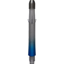 L-Style Two Tone Locked Straight Shafts Black/Blue - DreamDarts Dartshop