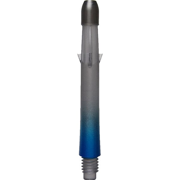 L-Style Two Tone Locked Straight Shafts Black/Blue - DreamDarts Dartshop