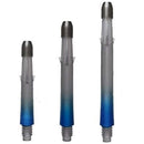 L-Style Two Tone Locked Straight Shafts Black/Blue - DreamDarts Dartshop