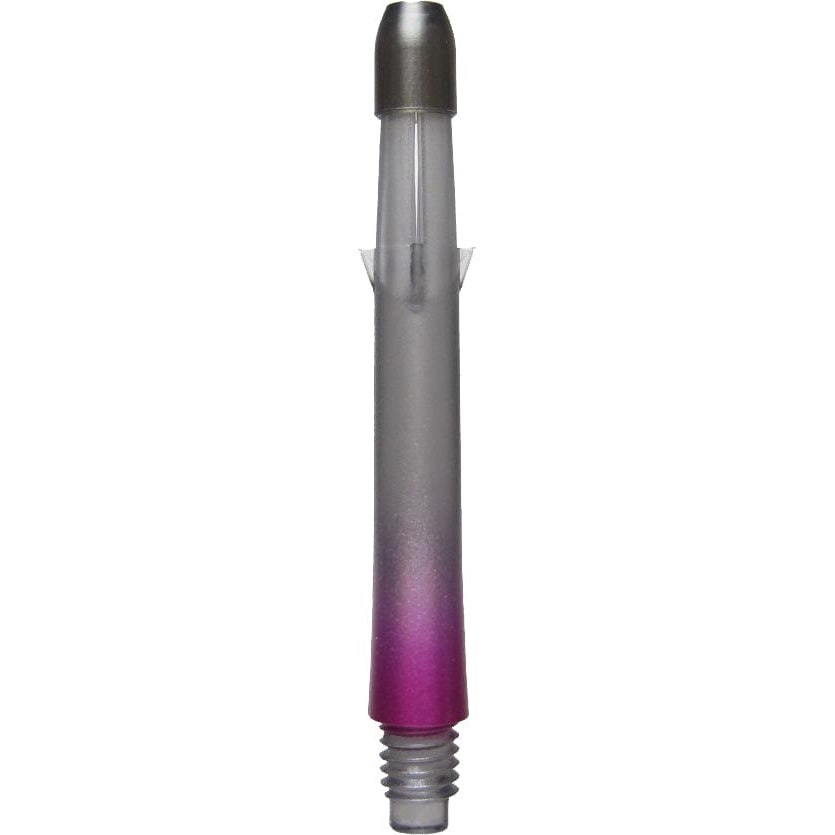 L-Style Two Tone Locked Straight Shafts Black/Pink - DreamDarts Dartshop