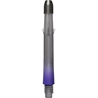 L-Style Two Tone Locked Straight Shafts Black/Purple - DreamDarts Dartshop