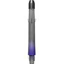 L-Style Two Tone Locked Straight Shafts Black/Purple - DreamDarts Dartshop