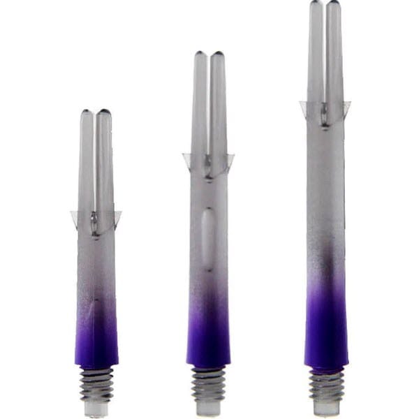 L-Style Two Tone Locked Straight Shafts Black/Purple - DreamDarts Dartshop