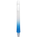L-Style Two Tone Locked Straight Shafts Milky White/Blue - DreamDarts Dartshop
