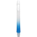 L-Style Two Tone Locked Straight Shafts Milky White/Blue - DreamDarts Dartshop