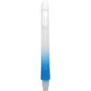 L-Style Two Tone Locked Straight Shafts Milky White/Blue - DreamDarts Dartshop