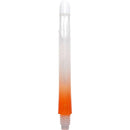 L-Style Two Tone Locked Straight Shafts Milky White/Orange - DreamDarts Dartshop