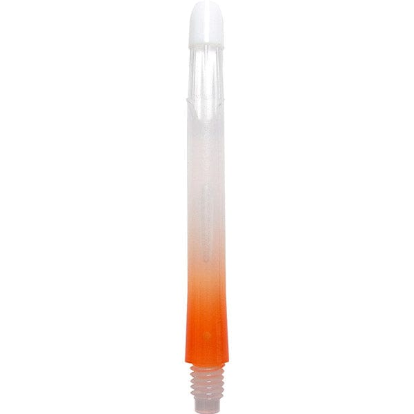 L-Style Two Tone Locked Straight Shafts Milky White/Orange - DreamDarts Dartshop