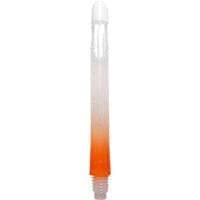 L-Style Two Tone Locked Straight Shafts Milky White/Orange - DreamDarts Dartshop