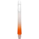L-Style Two Tone Locked Straight Shafts Milky White/Orange - DreamDarts Dartshop