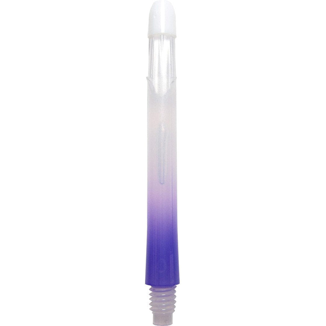 L-Style Two Tone Locked Straight Shafts Milky White/Purple - DreamDarts Dartshop