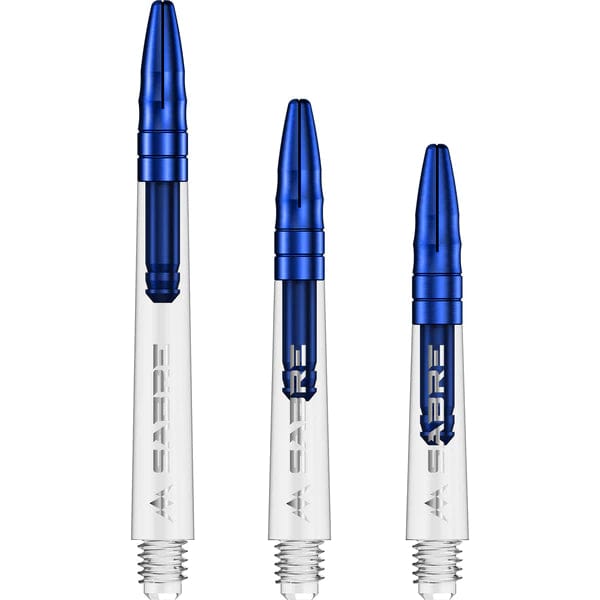 Mission Sabre Shafts - Clear / Blue - DreamDarts Dartshop