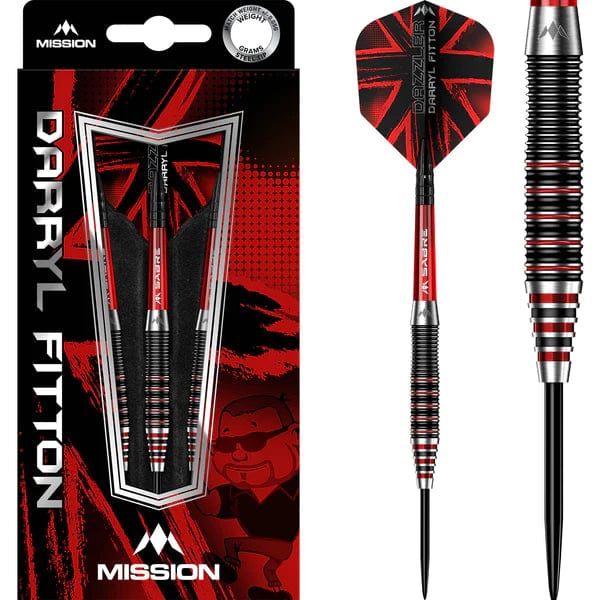 Darryl Fitton "The Dazzler" 95% Steeldarts - DreamDarts Dartshop