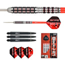 Black J 21 - 01 Steeldarts - DreamDarts Online Dartshop