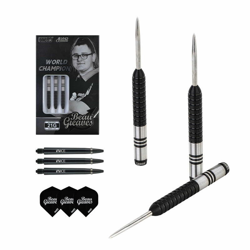 Beau Greaves VHD Black Edition 90% Steeldarts - DreamDarts Dartshop