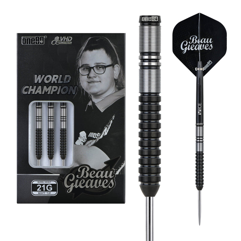 Beau Greaves VHD Black Edition 90% Steeldarts - DreamDarts Dartshop