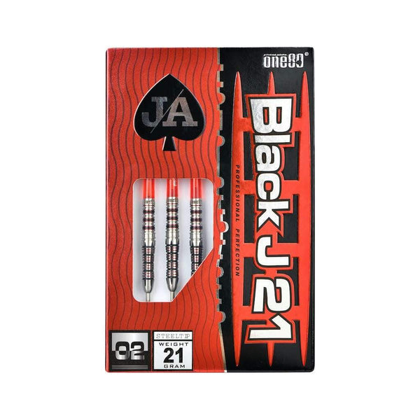 Black J 21 - 02 Steeldarts - DreamDarts Online Dartshop