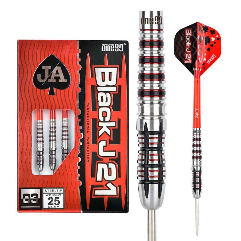 Black J 21 - 03 Steeldarts - DreamDarts Online Dartshop