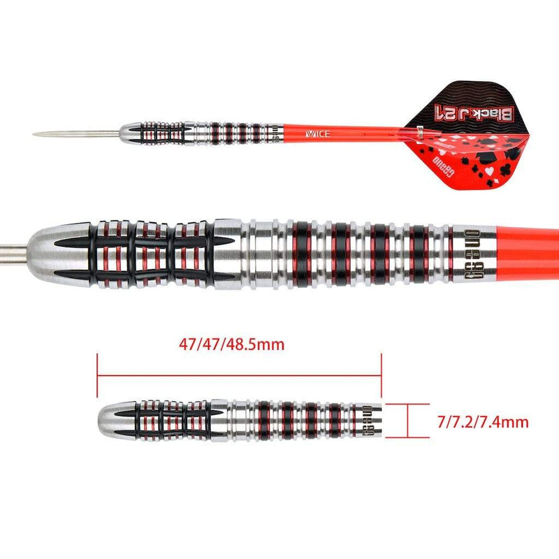 Black J 21 - 03 Steeldarts - DreamDarts Online Dartshop