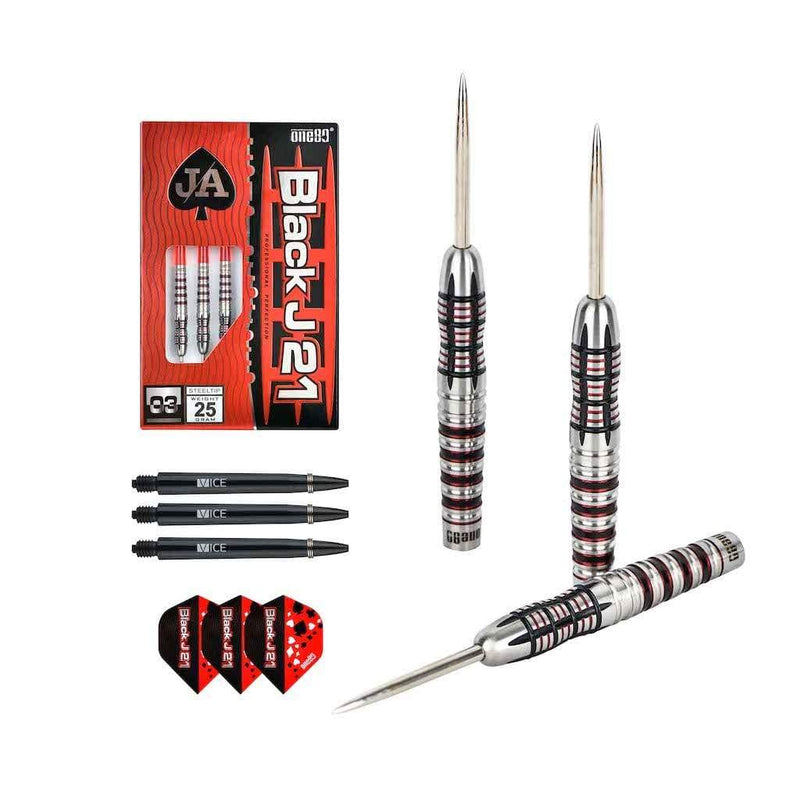 Black J 21 - 03 Steeldarts - DreamDarts Online Dartshop