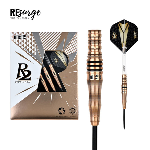 R2 Interchange Re-surge 90% Steeldarts - DreamDarts Dartshop