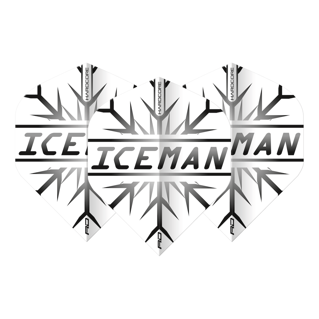 Gerwyn Price Grey Snowflake Flights - DreamDarts Dartshop