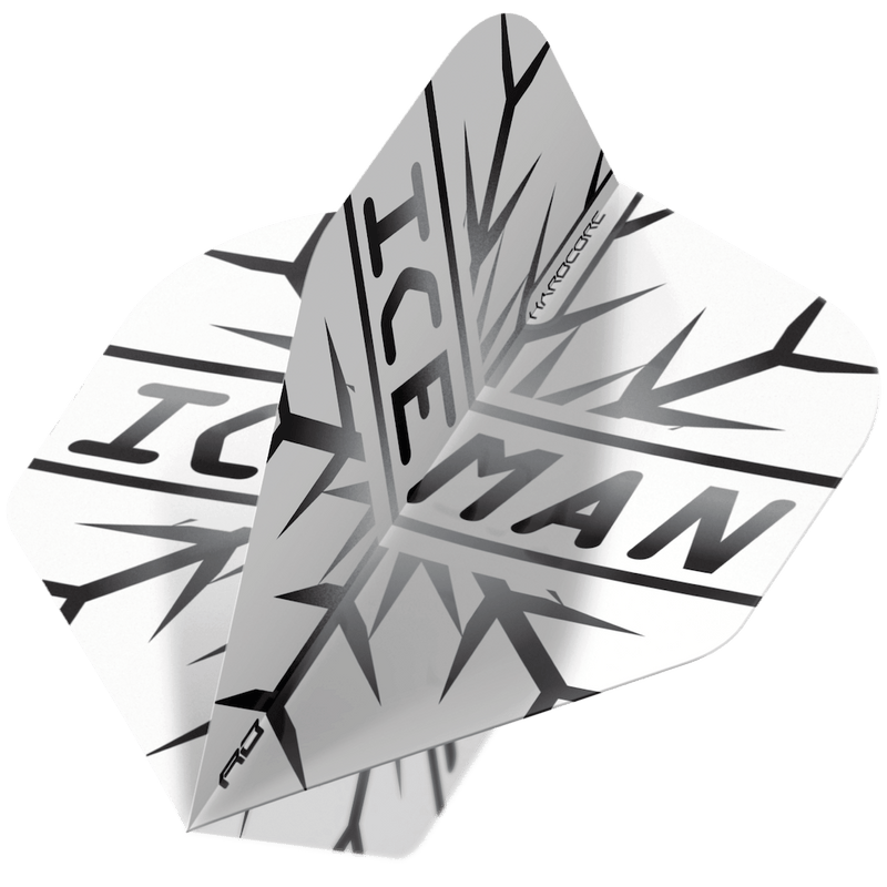 Gerwyn Price Grey Snowflake Flights - DreamDarts Dartshop