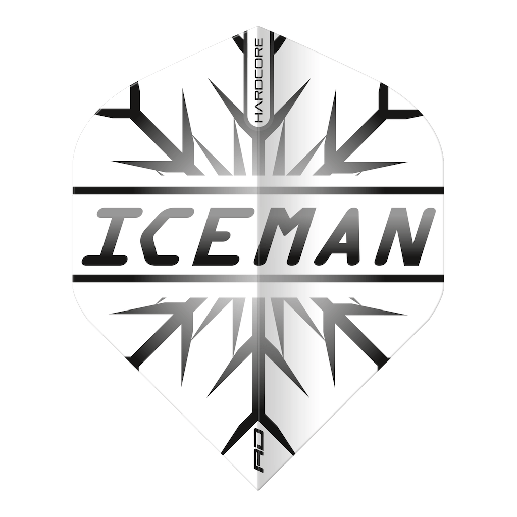 Gerwyn Price Grey Snowflake Flights - DreamDarts Dartshop