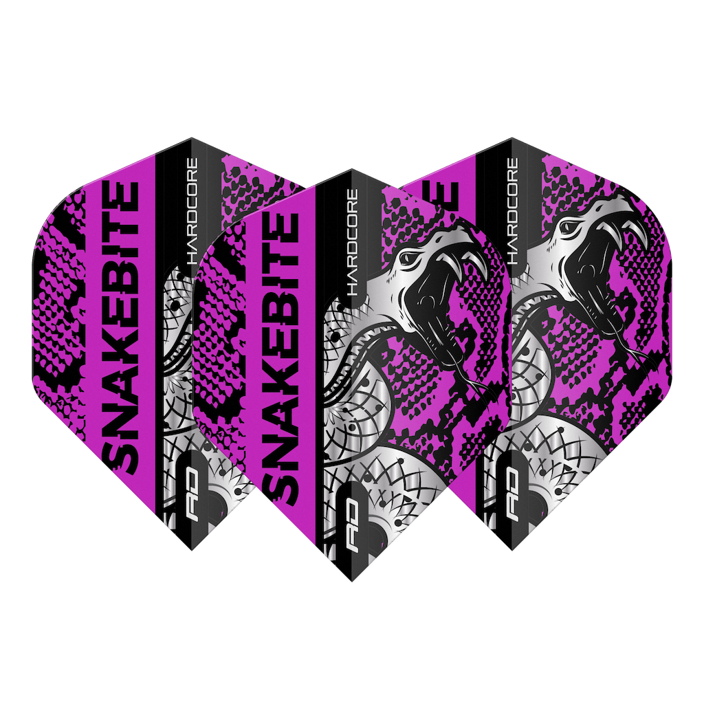 Hardcore Snakebite Coiled Flights - DreamDarts Dartshop