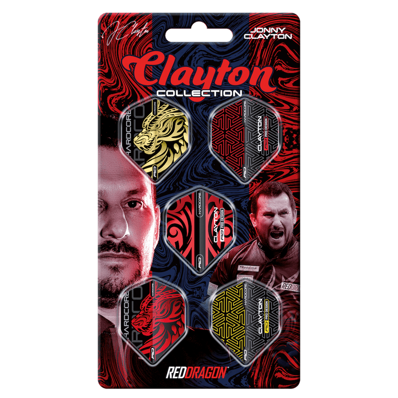 Jonny Clayton Dart Flights Card - DreamDarts Dartshop