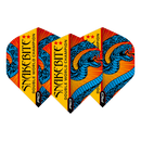 Peter Wright Snakebite Double World Champion Hardcore Standard Blue & Orange Flights - DreamDarts Dartshop