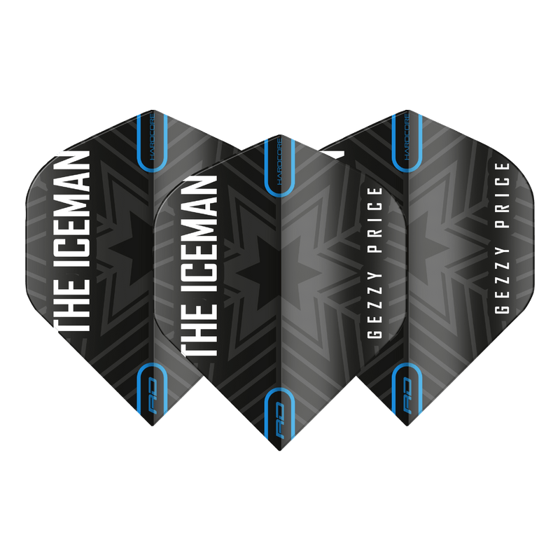 Hardcore Gerwyn Price Logo Flights - DreamDarts Online Dartshop