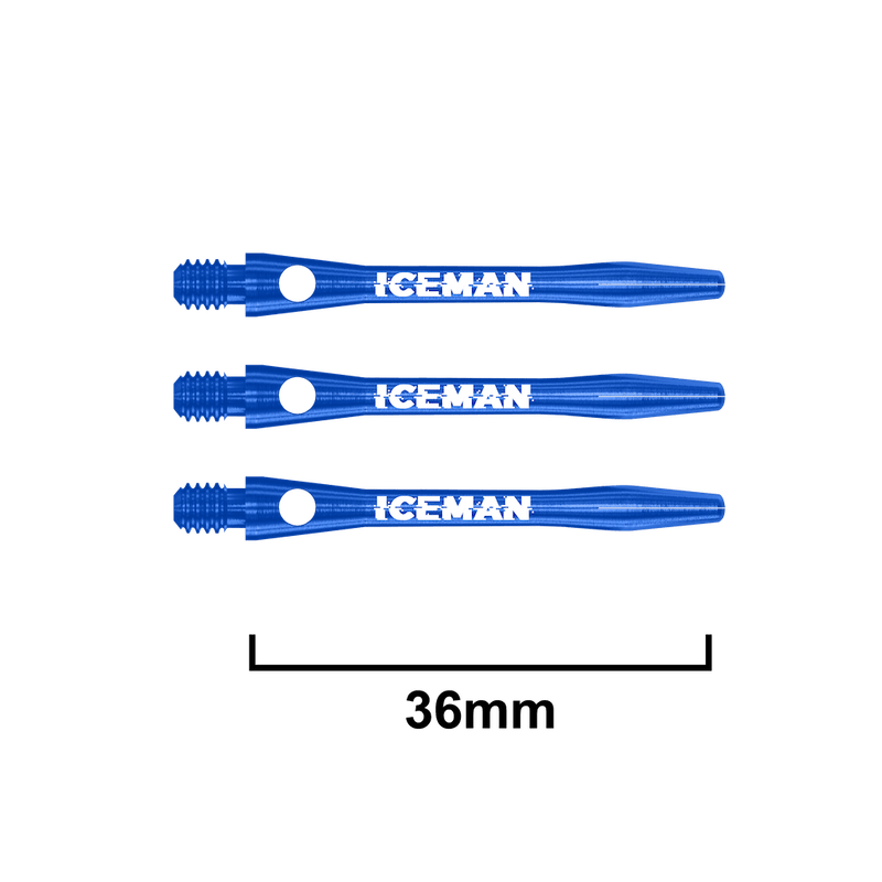 Gerwyn Price branded "Iceman" Aluminium Schäfte short / medium - DreamDarts Dartshop