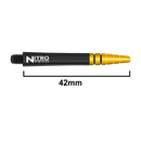 Nitrotech Schäfte Schwarz-Gold - DreamDarts Dartshop