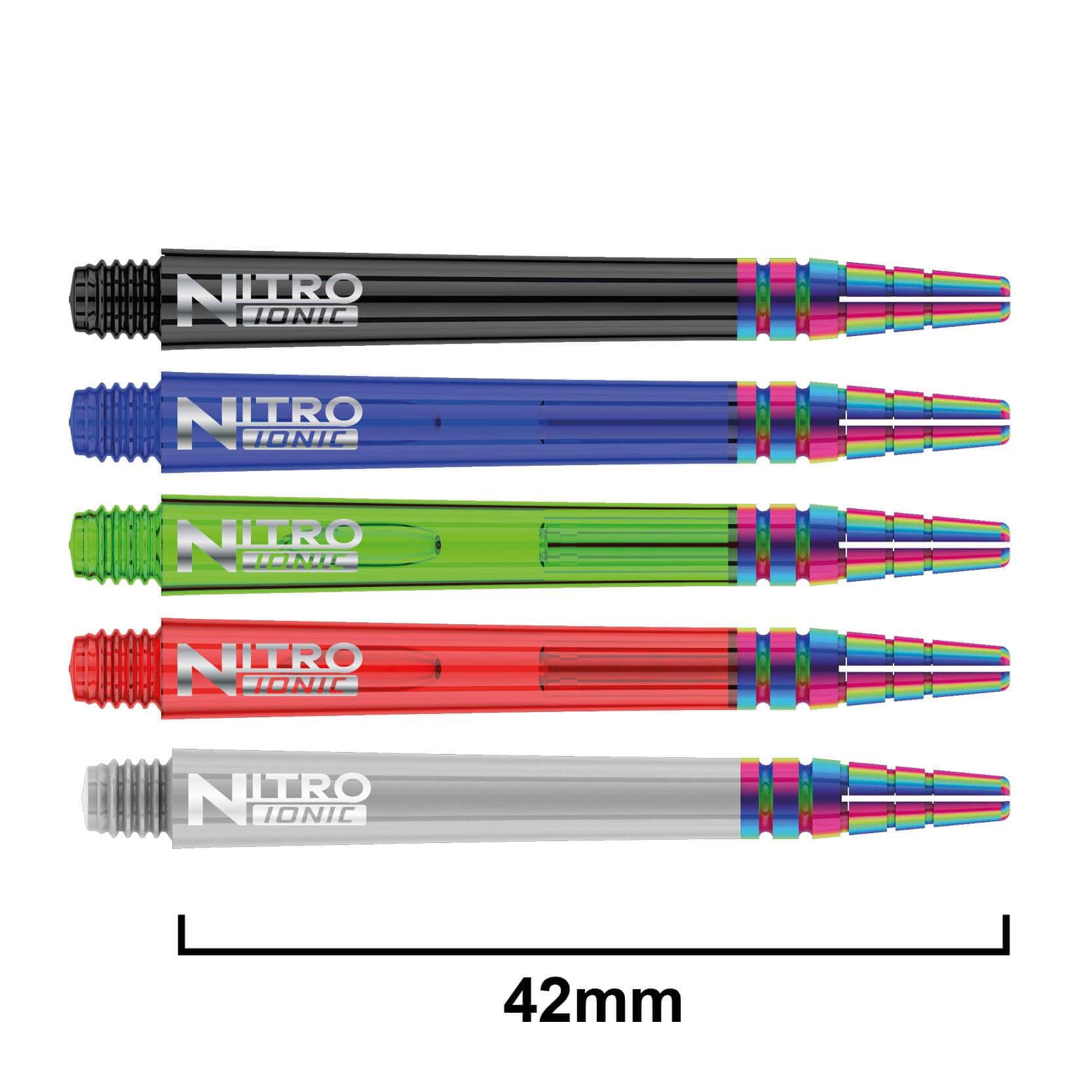 Nitrotech Ionic Schäfte - medium (verschiedene Farben) - DreamDarts Dartshop