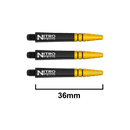 Nitrotech Schäfte Schwarz-Gold - DreamDarts Dartshop