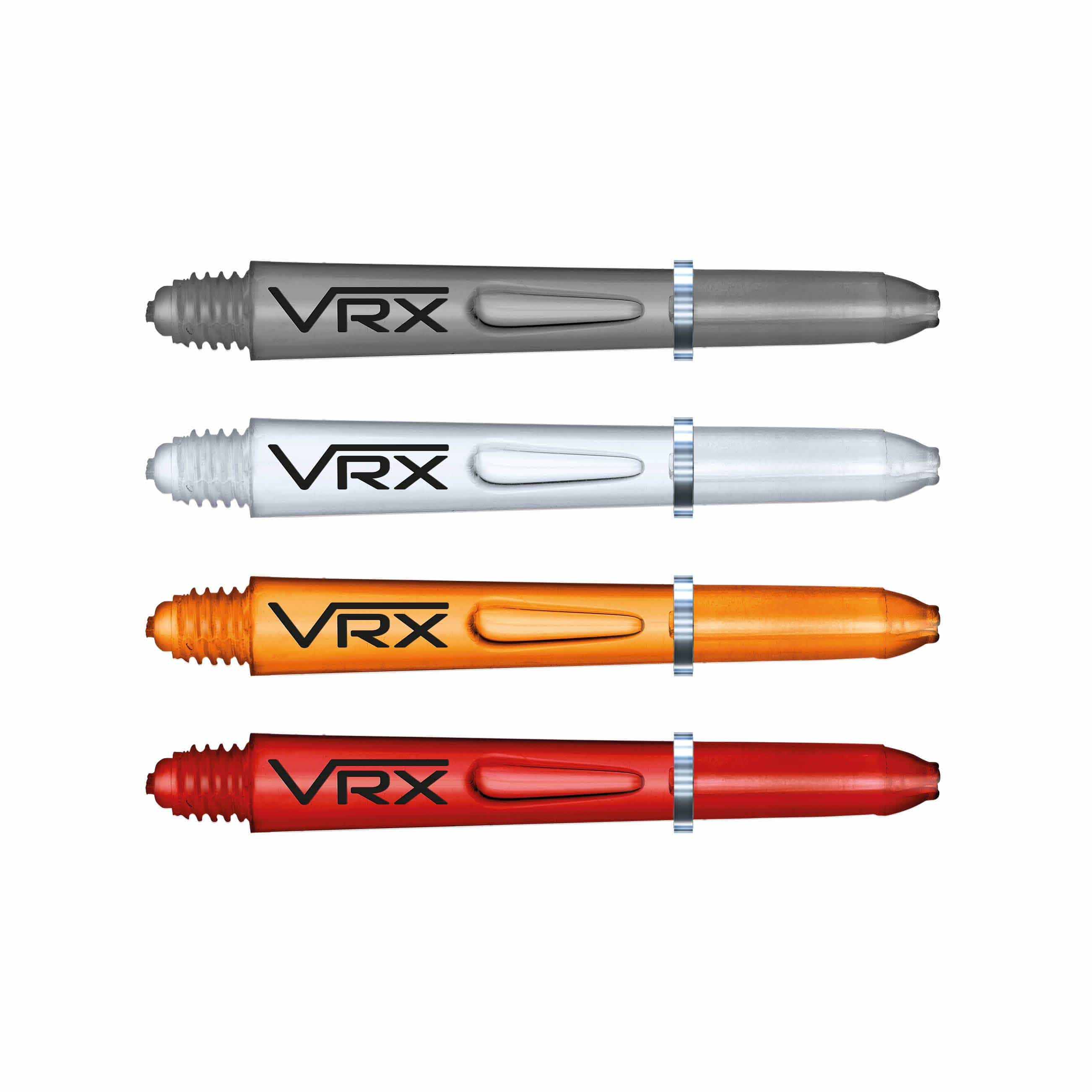 VRX Polycarbonat Schäfte Set (12 Schäfte) - verschiedene Längen - DreamDarts Dartshop